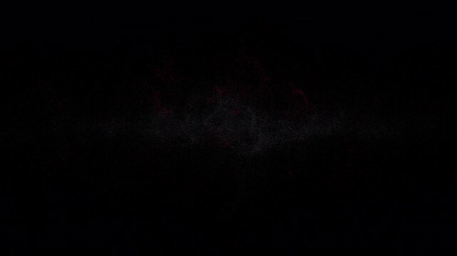 dense point cloud infrastructure degrades into chaotic fluid noise, simulating a critical state data breach. Ideal for cybersecurity explainer videos and enterprise IT brand films.