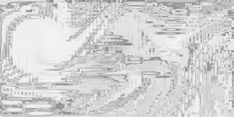Fototapeta premium Abstract grayscale wavy lines and shapes on a white background with a distorted digital art effect vector