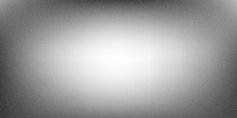 Obraz premium Silver background with metal mirror texture. Chrome gradient surface with simple abstract light ball.