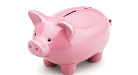 Fototapeta premium piggy bank isolated on a transparent background, 