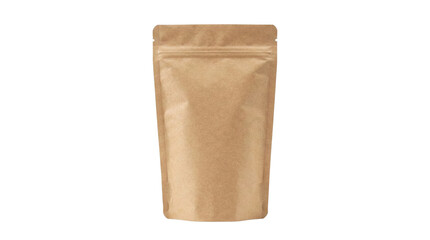 Blank kraft paper pouch with zipper lock © BTG
