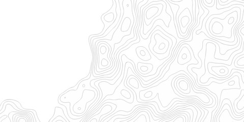 Minimal topography map area wallpaper. vector topo paper lines. Topographic contour lines grid map pattern. Geographic mountain relief. Contour hiking design.