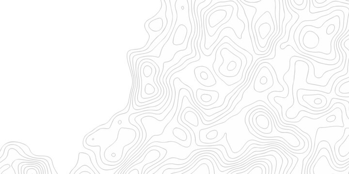 Minimal topography map area wallpaper. vector topo paper lines. Topographic contour lines grid map pattern. Geographic mountain relief. Contour hiking design.