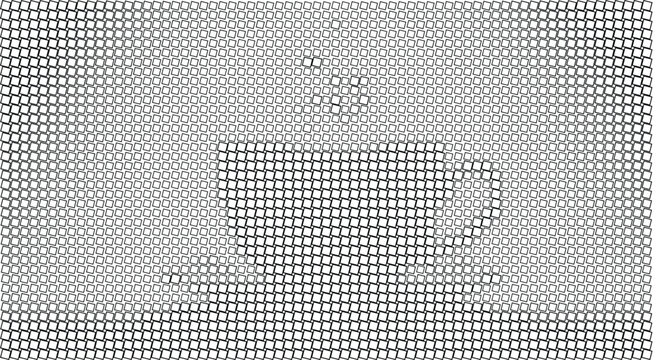 A black and white mesh screen with a square pattern