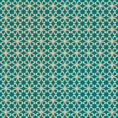 Fototapeta premium Deep Teal Abstract Curve Geometric Grid
