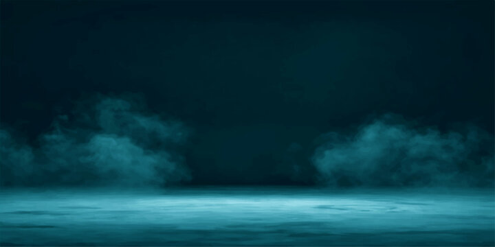 A dramatic nature cloudscape features dark stormy clouds over the deep blue ocean water as light breaks through the moody sky