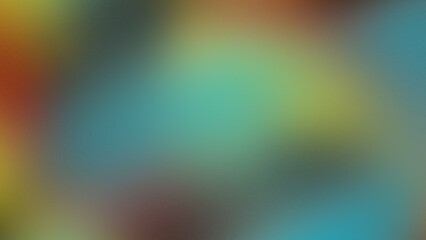 Obraz premium Abstract Digital grainy gradient with a colorful soft noise effect. A unique blend of vintage vibes and lo-fi VHS Glitch Texture.