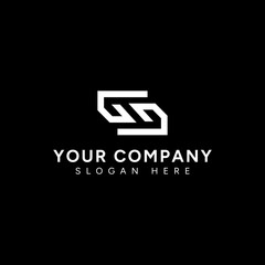 Obraz premium Unique monogram symbol for innovative brand identity.