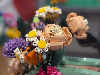Obraz premium Lego floral bouquet