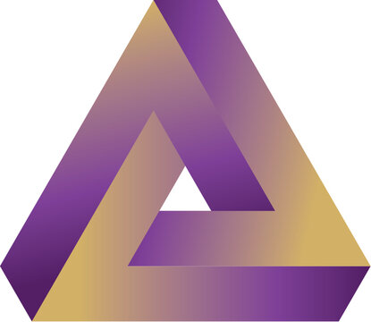 Illusion impossible triangle