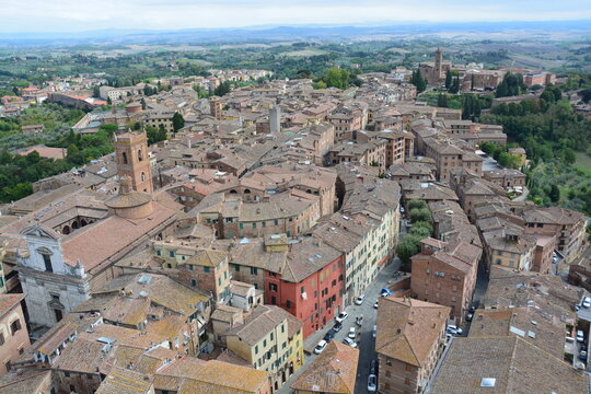イタリア シエナのマンジャの塔（Torre del Mangia）