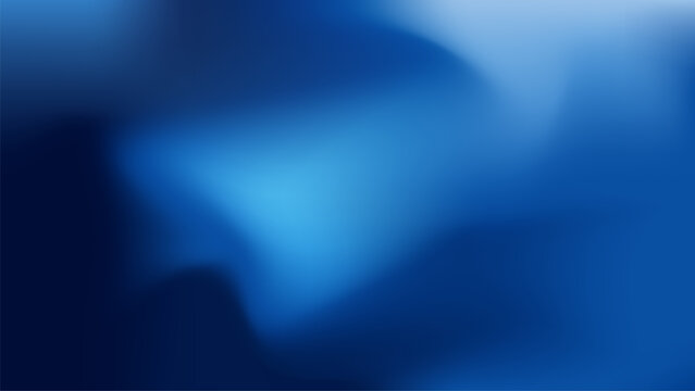 Gradient blue abstract background. Blue wallpaper with mesh blur. Soft curve and smooth lighting