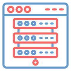 Cache Server Vector Icon © SAMDesigning