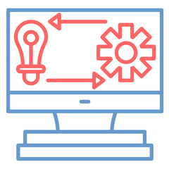 Obraz premium Icon Development Vector Icon