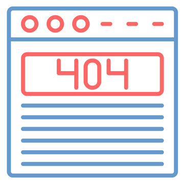 Page 404 Vector Icon