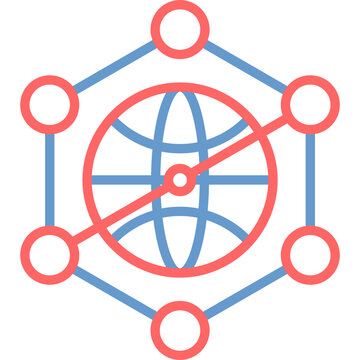 Network Robustness Vector Icon