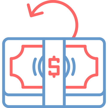 Kickback Cash Vector Icon