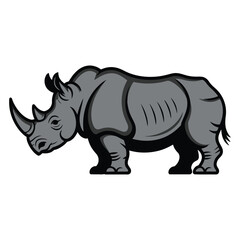 Fototapeta premium rhino vector illustration