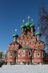 Church of the Life-Giving Trinity in Ostankino, Moscow, Russia