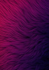 Fototapeta premium A luxurious and vibrant abstract backdrop featuring soft, fluffy faux fur fibers in intense shades of violet, magenta, and deep indigo, graphic, design, cozy