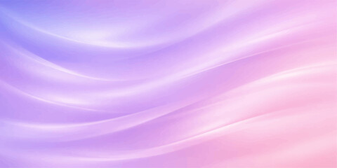 Fototapeta premium Abstract purple and pink silk wave background with smooth flowing fabric texture and soft light design