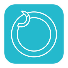 Fototapeta premium Ouroboros Icon