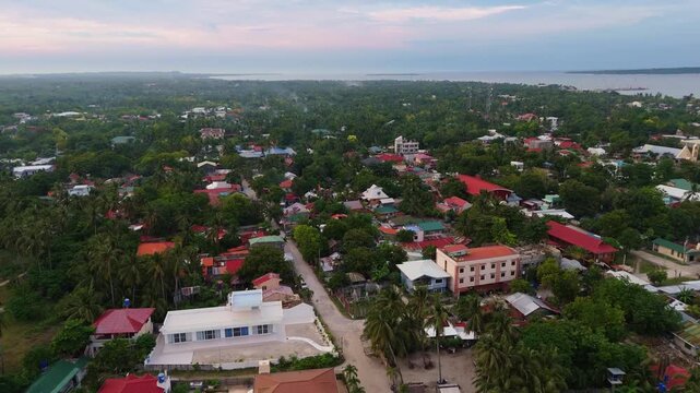 Bantayan Island, Cebu, Philippines travel destination small little tropical village and white beach