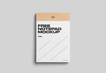 Stationery Notepad Mockup