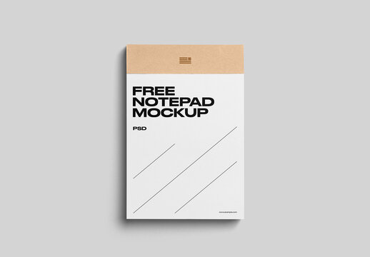 Stationery Notepad Mockup