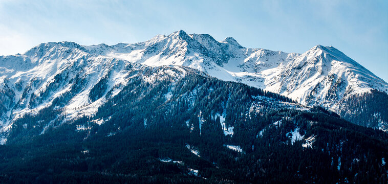 the samnaun group  alpine massif from tyrol