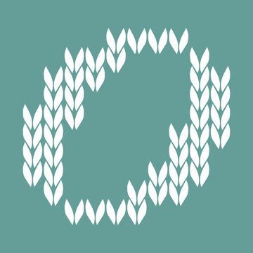 Knitted Letter O