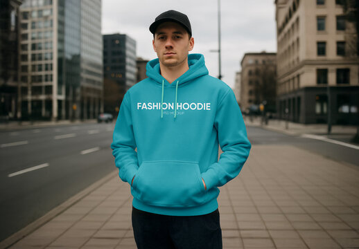 Front View Hoodie Mockup