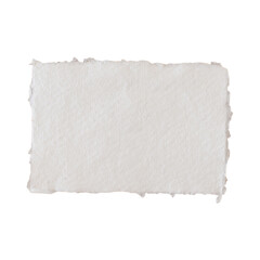 Fototapeta premium Torn paper, white background, ripped edges, blank texture, paper scrap isolated on Transparent Background