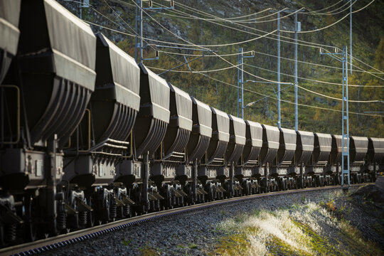 Trainload of coal heading towards port