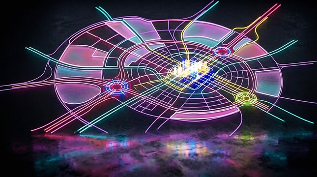 光の回路都市、マッピング・コア