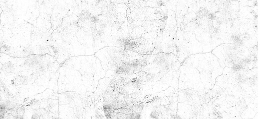 Fototapeta premium White Cracked Wall Texture Overlay PNG. Grunge Concrete Distressed Surface, Vintage Rough Plaster Background, Abstract Urban Crack Pattern