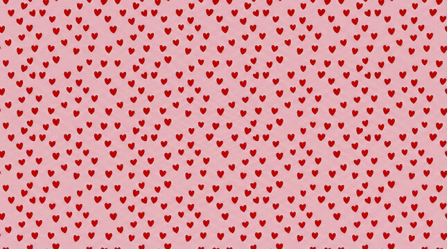  Patr&oacute;n rom&aacute;ntico de corazones rojos. Fondo perfecto para San Valent&iacute;n, amor, tarjetas o dise&ntilde;os rom&aacute;nticos.
