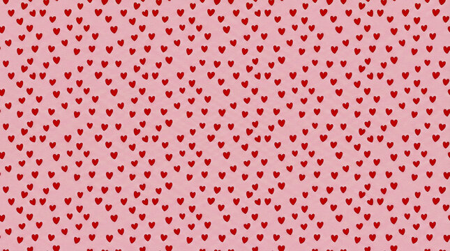  Patr&oacute;n rom&aacute;ntico de corazones rojos. Fondo perfecto para San Valent&iacute;n, amor, tarjetas o dise&ntilde;os rom&aacute;nticos.
