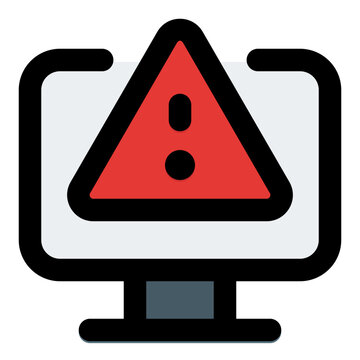 Error Filled Line Icon Vector, Bold Outline Coding and Programming Symbol for Developer and Web Design Concept