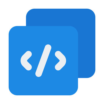 Code Compilation Flat Icon Vector, Colorful Coding and Programming Symbol for Developer and Web Design Concept