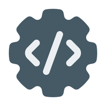 Api Flat Icon Vector, Colorful Coding and Programming Symbol for Developer and Web Design Concept