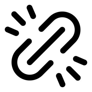 Link Line Icon Vector, Modern Outline Coding and Programming Symbol for Developer and Web Design Concept