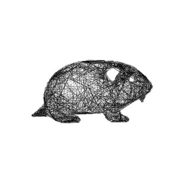 Sketch lemming icon design