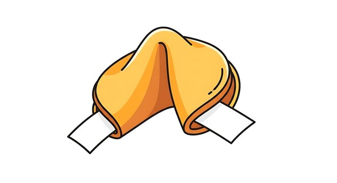Fortune cookie illustration