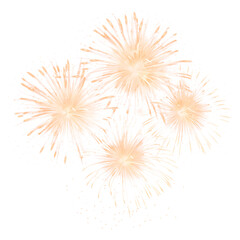 Realistic fireworks illustration © Graphic Journey