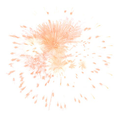 Obraz premium Realistic fireworks illustration