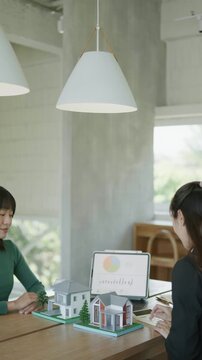 Collaborative design meeting modern office video presentation bright environment overhead view creative process