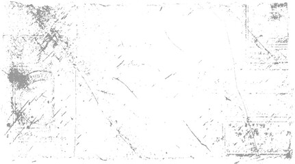 Fototapeta premium Abstract distressed grey and white textured background with scratches and speckles