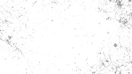 Fototapeta premium White background with scattered gray grunge textures and speckles