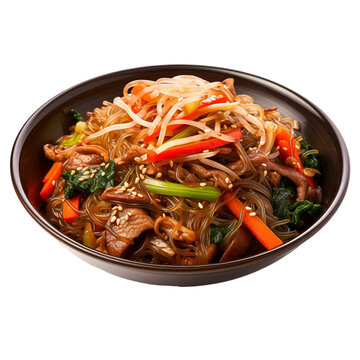 japchae korean food png